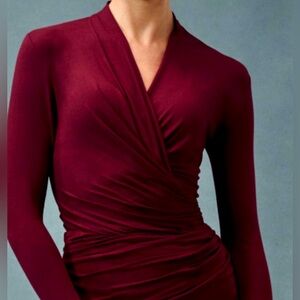 MM LaFleur Fey wrap top